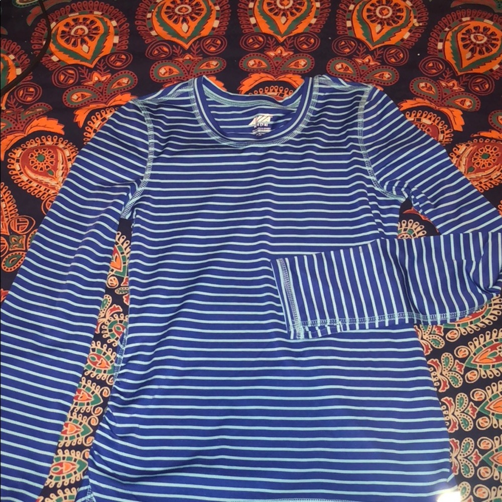 avia athletic striped top